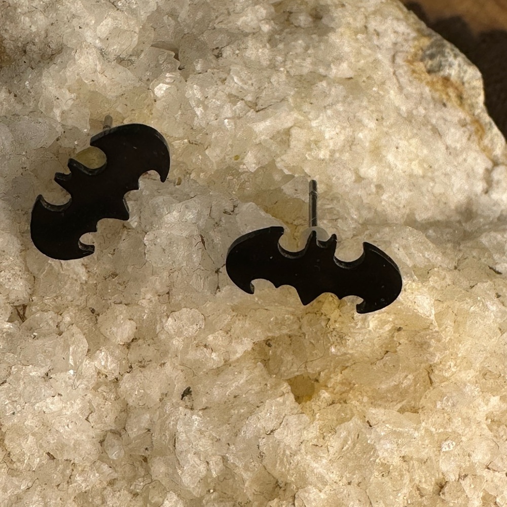 Batman Earrings